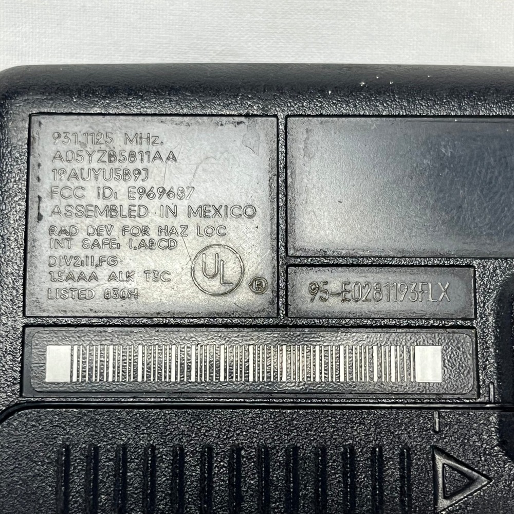 Motorola Express Xtra FLX Pager Black Vintage Beeper 931.1125 MHz E969687 - Picture 3 of 6